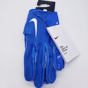 Nike Vapor Jet 7.0 Receiver Football Gloves Blue NFL